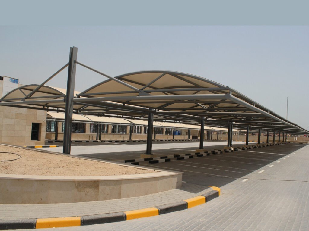 Double Cantilever Car Parking Shades KSA (3)