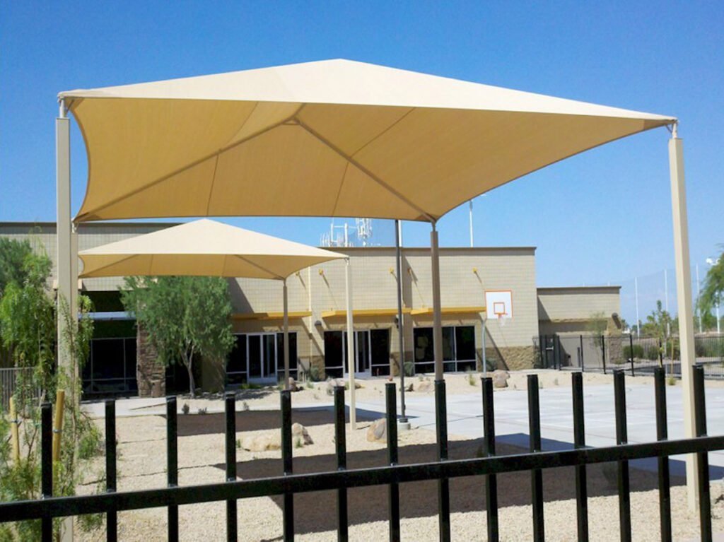 Pyramid Arch Design Parking Shades (2)
